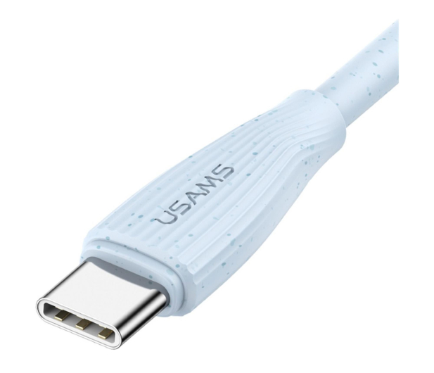 USAMS Kabel Green Series SJ714 18W 3A USB-A do USB-C 1m niebieski - 1568992 - zdjęcie 4